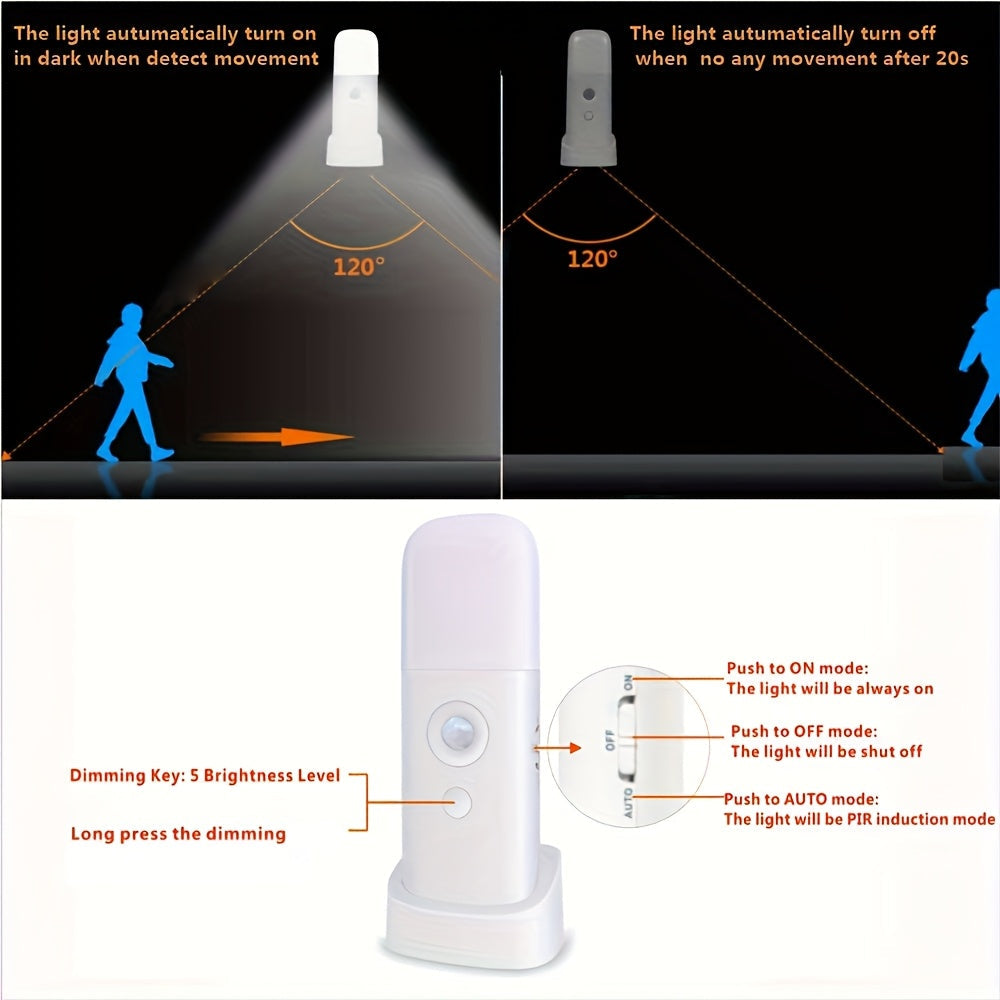 LED Nachtlampe mit Bewegungssensor und einstellbarer Helligkeit 7