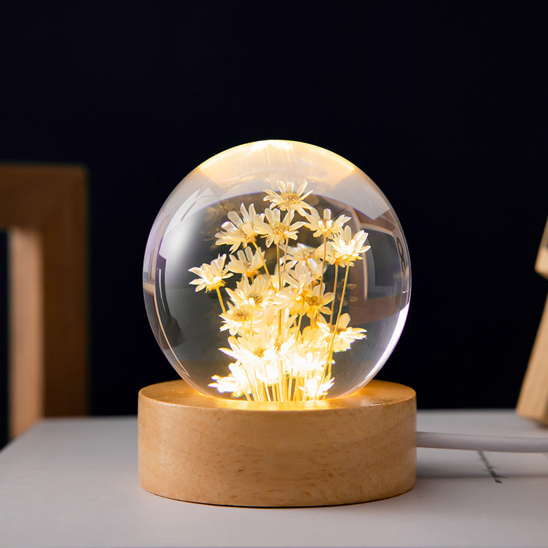 LED Nachtlicht mit Löwenzahn Design für Zuhause 8