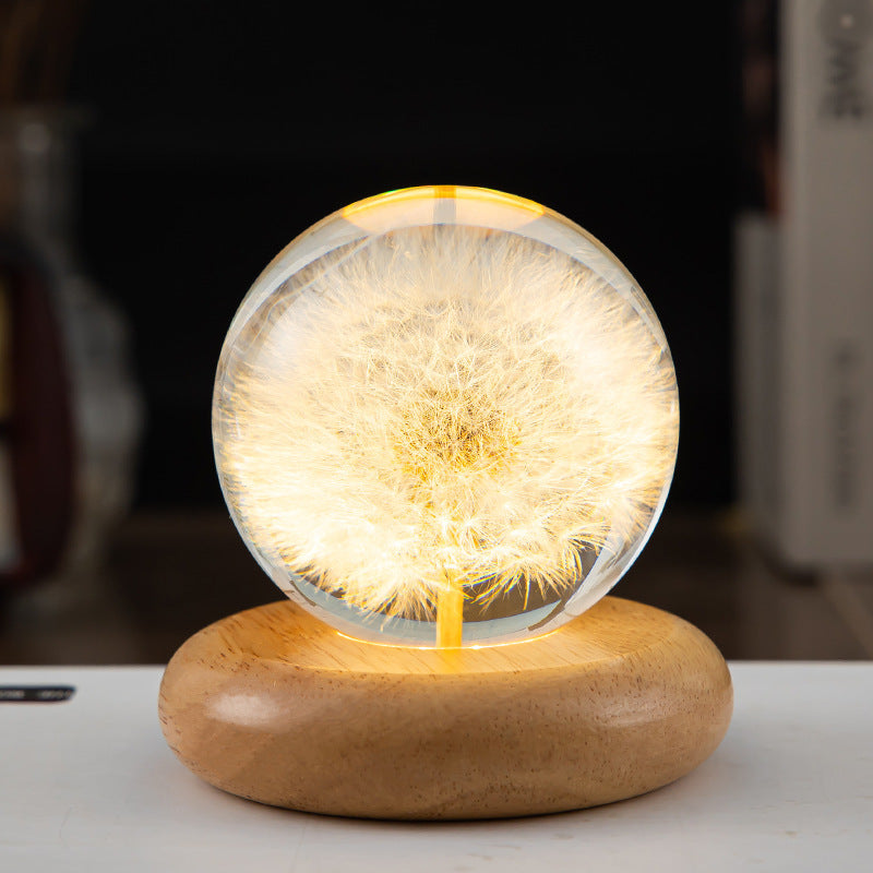 LED Nachtlicht mit Löwenzahn Design für Zuhause 9
