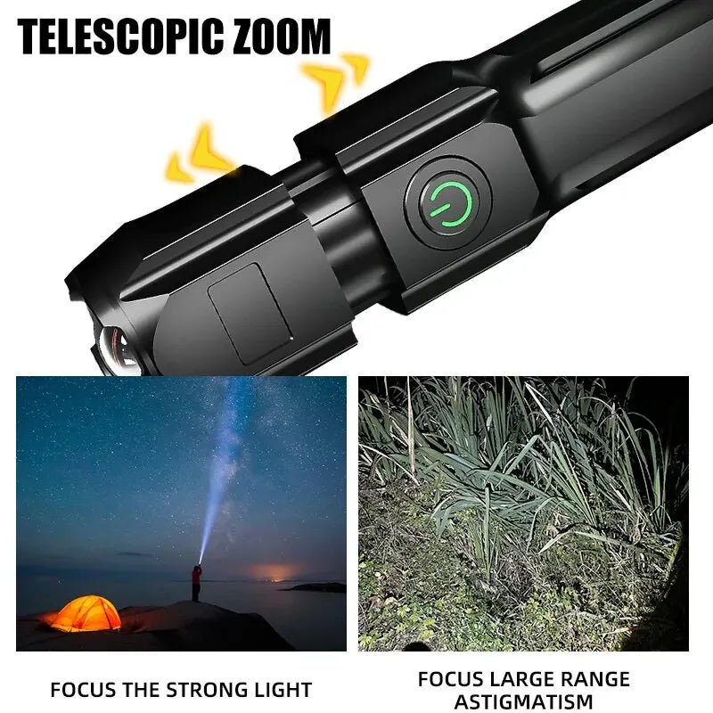 LED Taschenlampe Hochleistungszoom für Outdoor-Aktivitäten kaufen 6