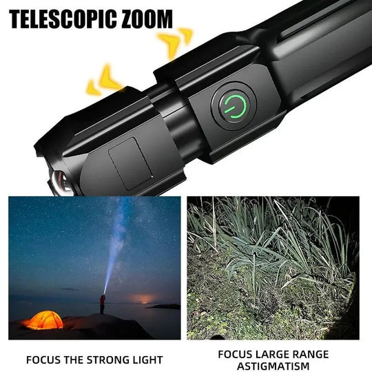 LED Taschenlampe Hochleistungszoom für Outdoor-Aktivitäten kaufen 6