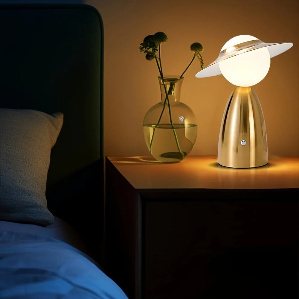 LED Tischlampe USB Wiederaufladbar mit Touch-Dimmer – Moderne Tischleuchte ohne Kabel 3