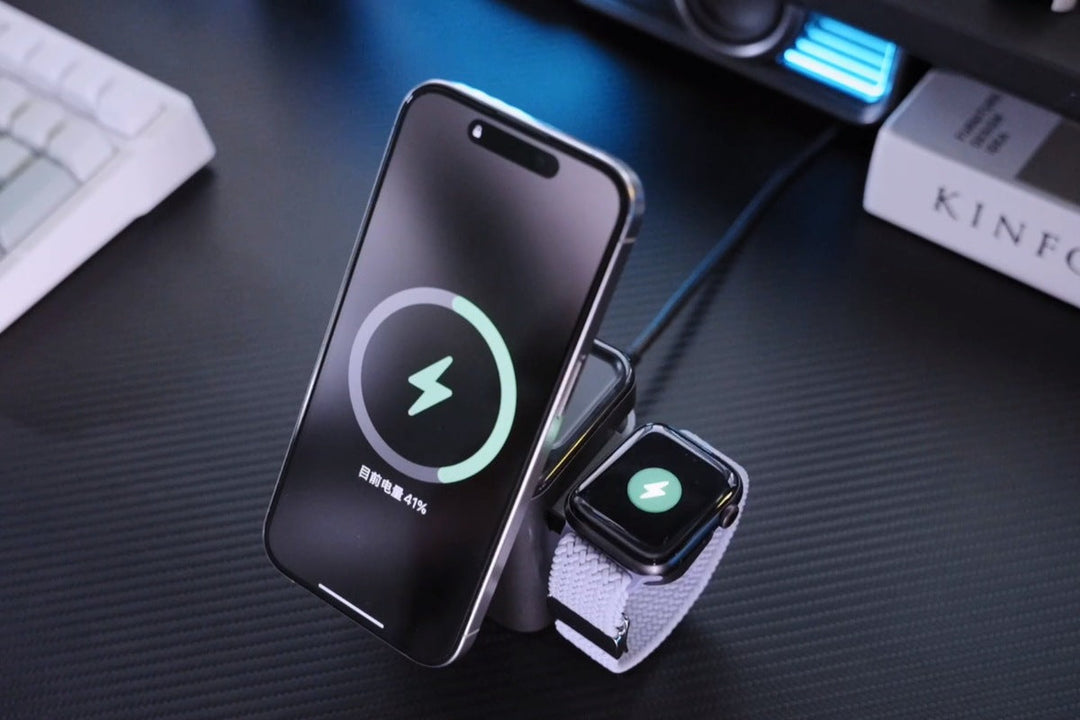 Ladestation 3-in-1 für Smartphones, Smartwatches und Ohrhörer 7
