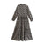 Langärmeliges Kleid für Damen mit geometrischem Muster 4