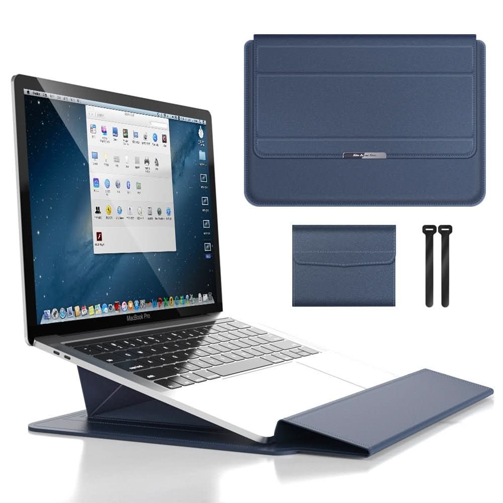 Laptop Hülle Schlank für 15,6 Zoll und 14 Zoll Laptops, Wasserdicht und Stoßfest, Multifunktionale Laptoptasche 10