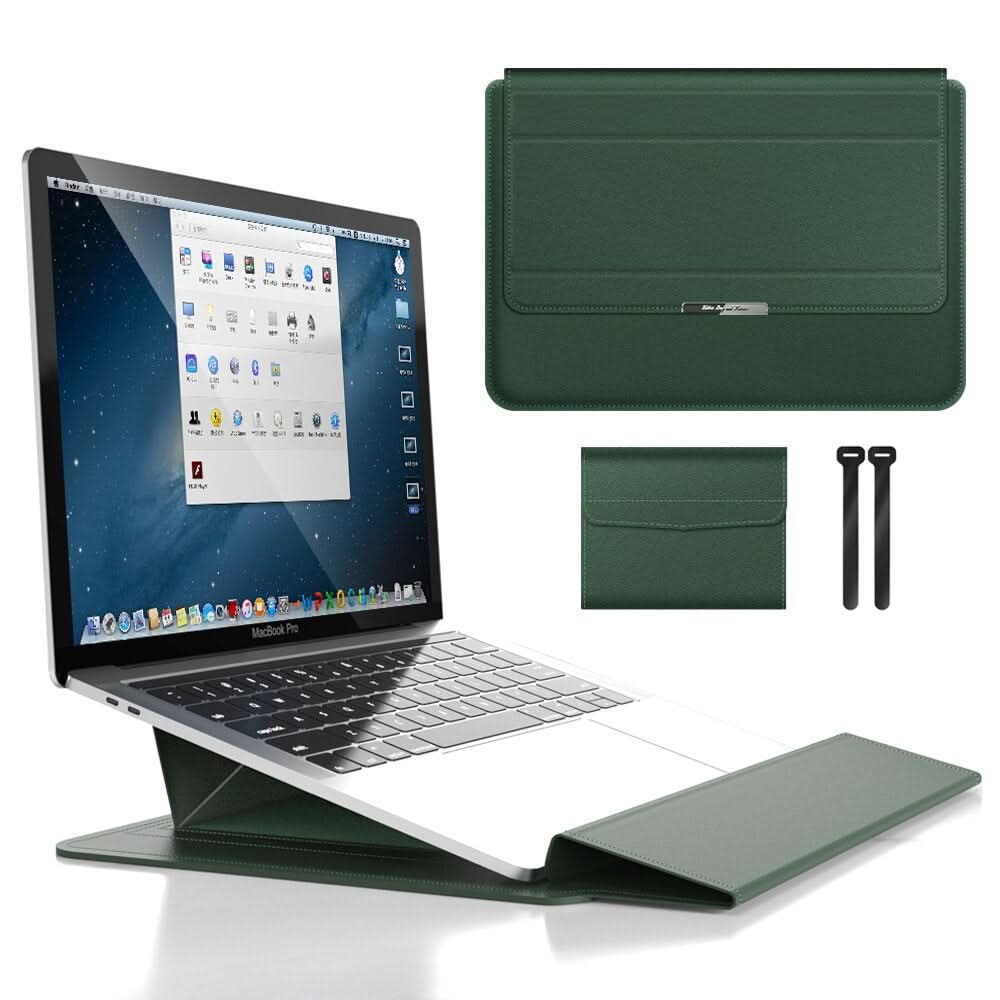Laptop Hülle Schlank für 15,6 Zoll und 14 Zoll Laptops, Wasserdicht und Stoßfest, Multifunktionale Laptoptasche 11