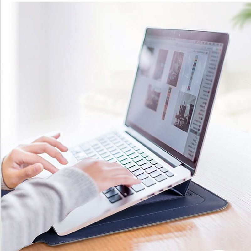 Laptop Hülle Schlank für 15,6 Zoll und 14 Zoll Laptops, Wasserdicht und Stoßfest, Multifunktionale Laptoptasche 4
