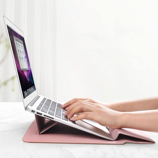Laptop Hülle Schlank für 15,6 Zoll und 14 Zoll Laptops, Wasserdicht und Stoßfest, Multifunktionale Laptoptasche 5