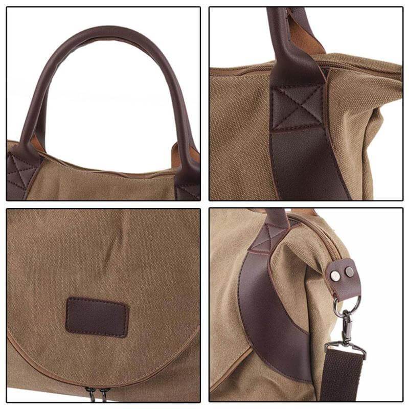 Large Pocket Canvass Tasche