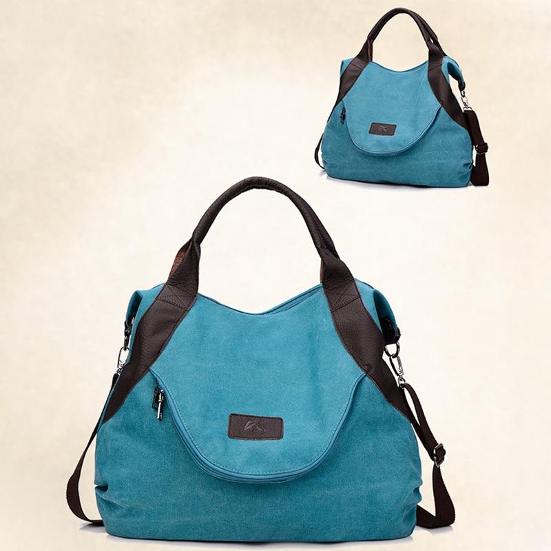 Large Pocket Canvass Tasche