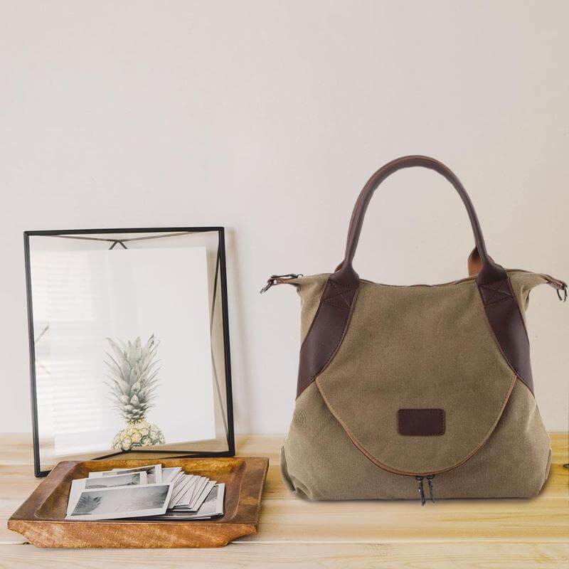 Large Pocket Canvass Tasche