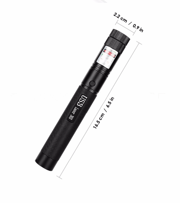 Laserpointer mit einstellbarem Fokus für Präsentationen und Outdoor-Aktivitäten 8