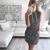 Lässiges Ärmelloses Minikleid