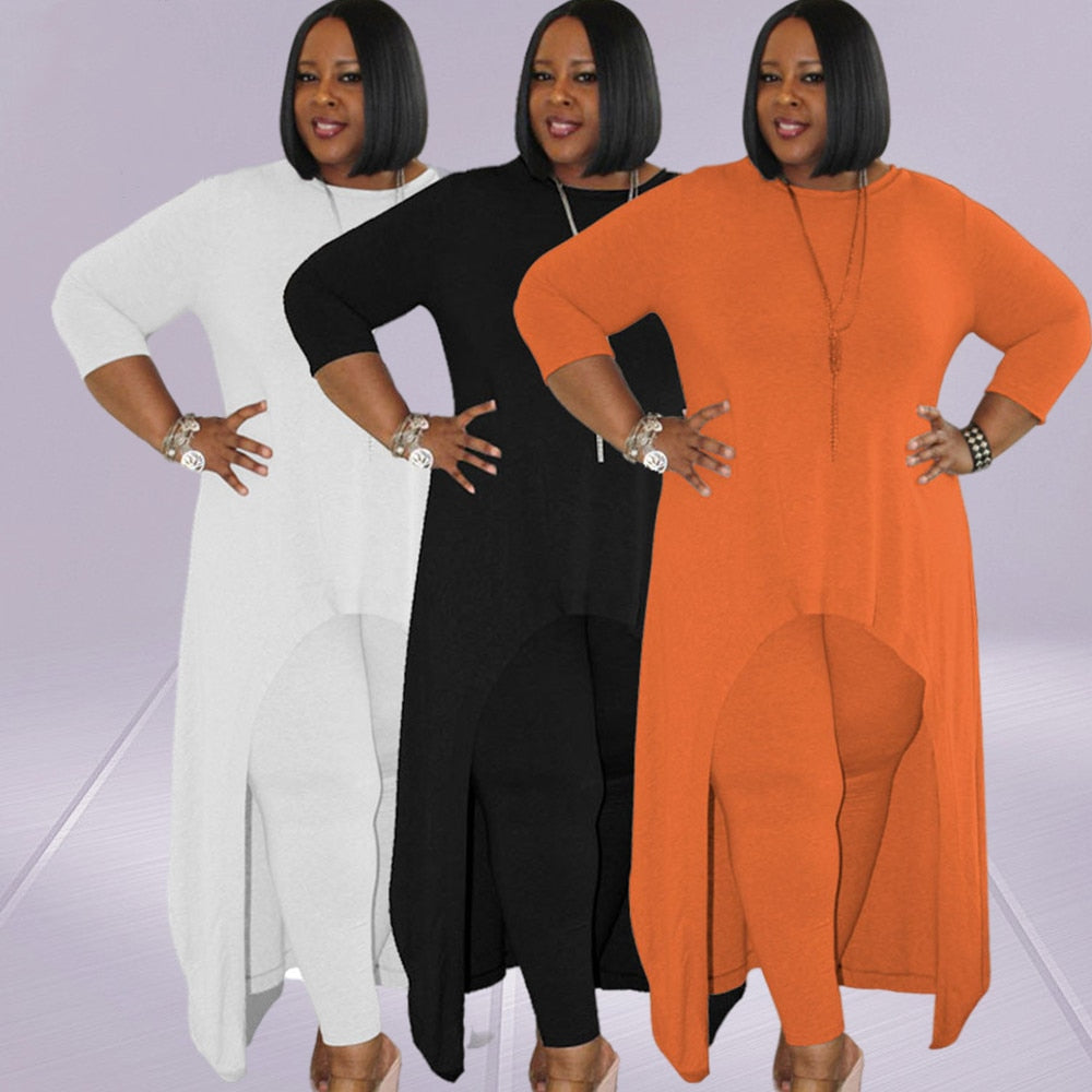 Lässiges Streetwear-Set In Übergröße