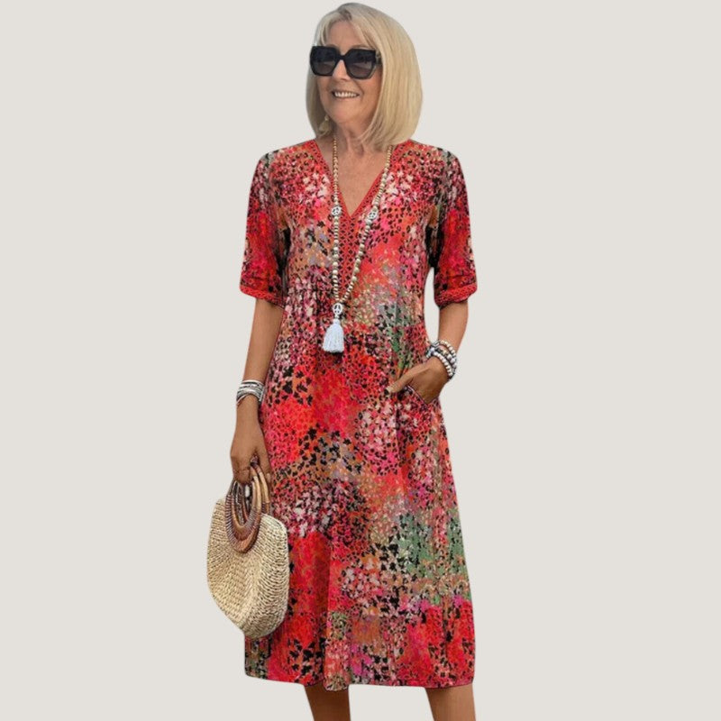 Lässiges, leichtes Sommerkleid im Boho-Stil für Damen 3