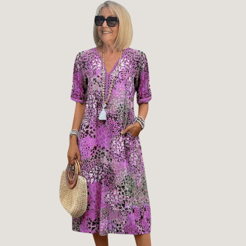 Lässiges, leichtes Sommerkleid im Boho-Stil für Damen 4