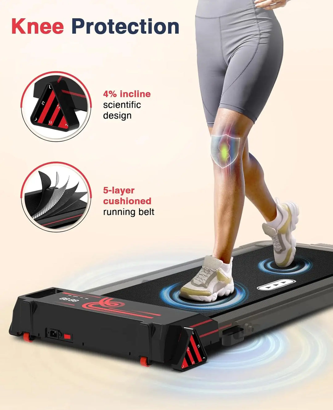 Laufband Faltbar Elektrisch für Zuhause Kompakt und Leise 2