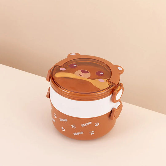 Lebensmittelbehälter mit Panda-Motiv für Kinder und Erwachsene 6