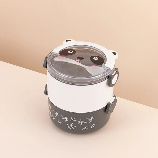 Lebensmittelbehälter mit Panda-Motiv für Kinder und Erwachsene 7