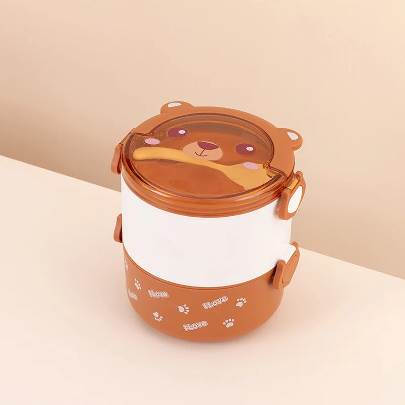 Lebensmittelbehälter mit Panda-Motiv für Kinder und Erwachsene 9