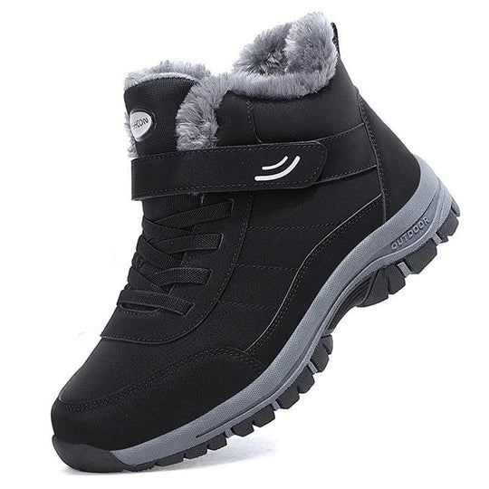 Leichte Schneestiefel im Felllook für Damen 1