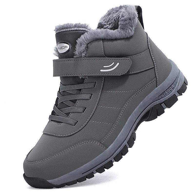 Leichte Schneestiefel im Felllook für Damen 2