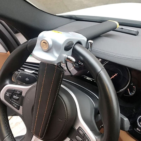 Lenkradschloss mit Alarm und Dreifachverriegelung für maximale Sicherheit im Auto 1
