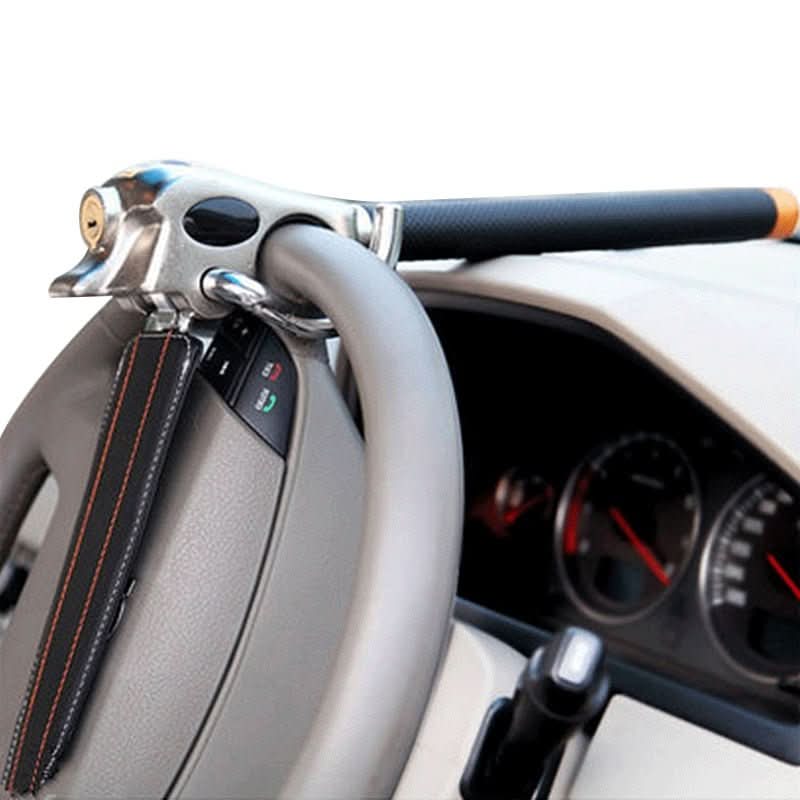 Lenkradschloss mit Alarm und Dreifachverriegelung für maximale Sicherheit im Auto 4