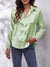 Variant image for Damen Hemd Lang Satin Modernes Design Vielseitig-31