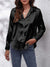 Variant image for Damen Hemd Lang Satin Modernes Design Vielseitig-7