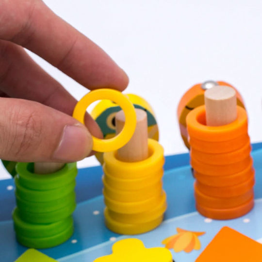 Lernspielbrett für Kinder zur Förderung von Zählen und Formen 5