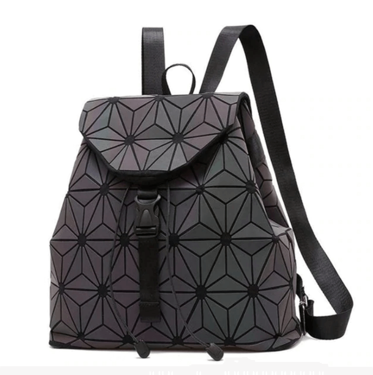 Leuchtender Geometrischer Rucksack