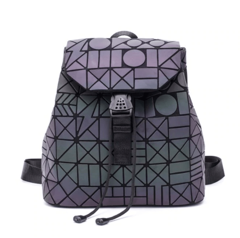 Leuchtender Geometrischer Rucksack