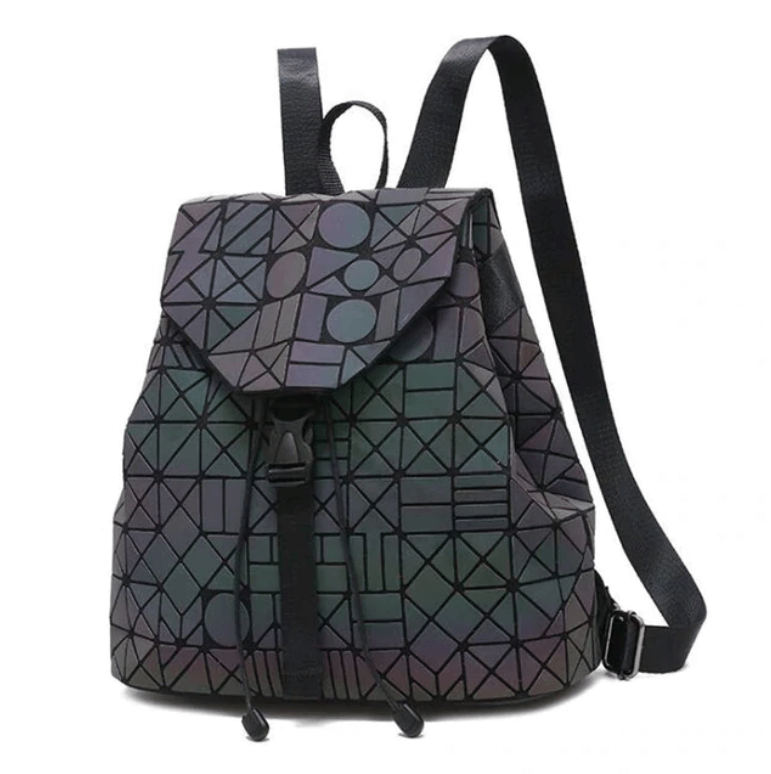Leuchtender Geometrischer Rucksack