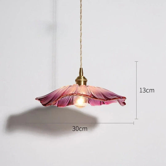 Lotus Glasleuchte mit Blütenblatt Design für Stimmungsvolle Beleuchtung 0