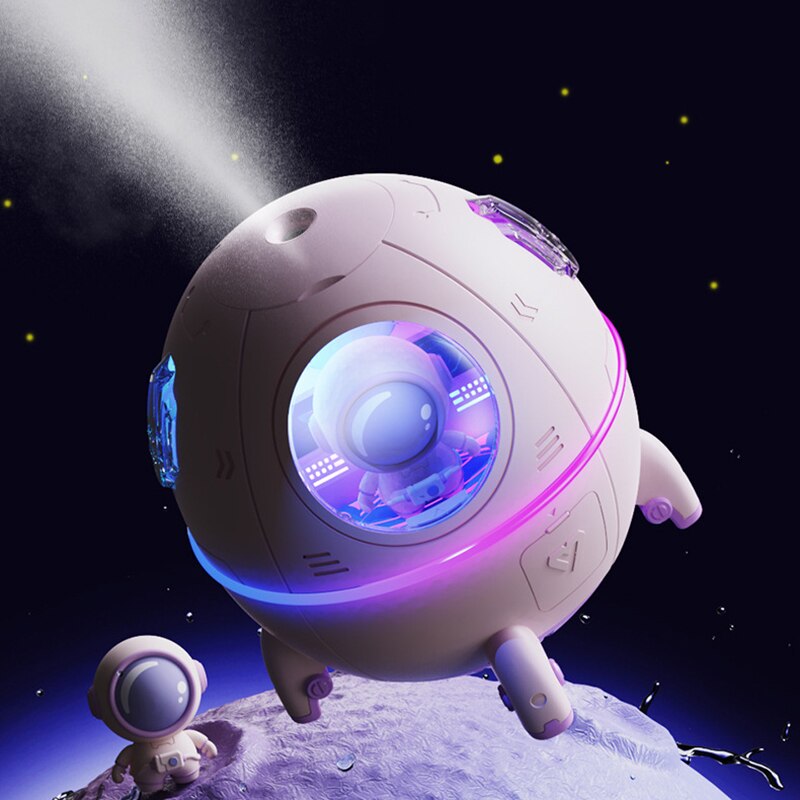 Luftbefeuchter Astronauten-Design mit Nachtlicht und Aroma-Diffusor 1
