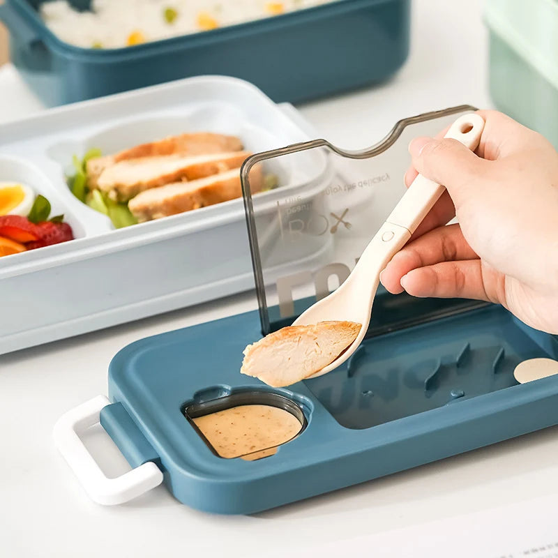 Lunchbox Doppellagig mit separaten Fächern für Damen und Herren 2