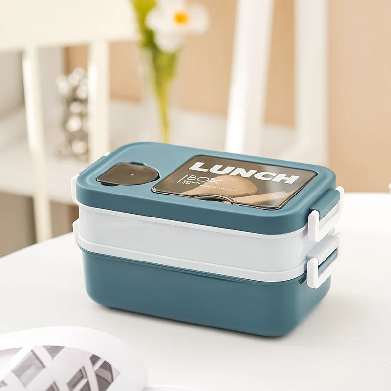 Lunchbox Doppellagig mit separaten Fächern für Damen und Herren 7