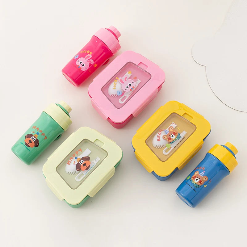 Lunchbox für Kinder mit fröhlichem Design und praktischer Aufteilung 1
