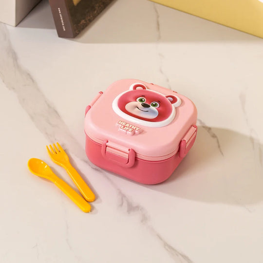 Lunchbox mit Bärenmotiv für Kinder und Erwachsene 0