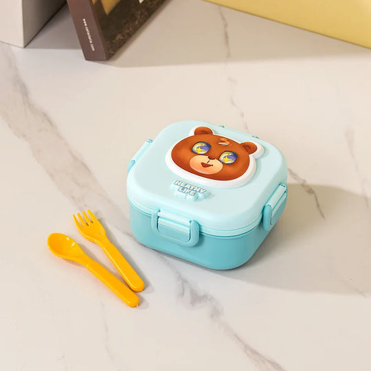 Lunchbox mit Bärenmotiv für Kinder und Erwachsene 8