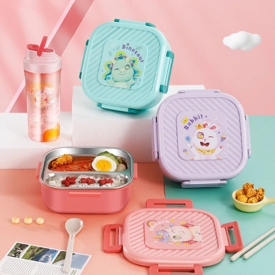 Lunchbox mit Tiermotiven für Kinder und Erwachsene 0