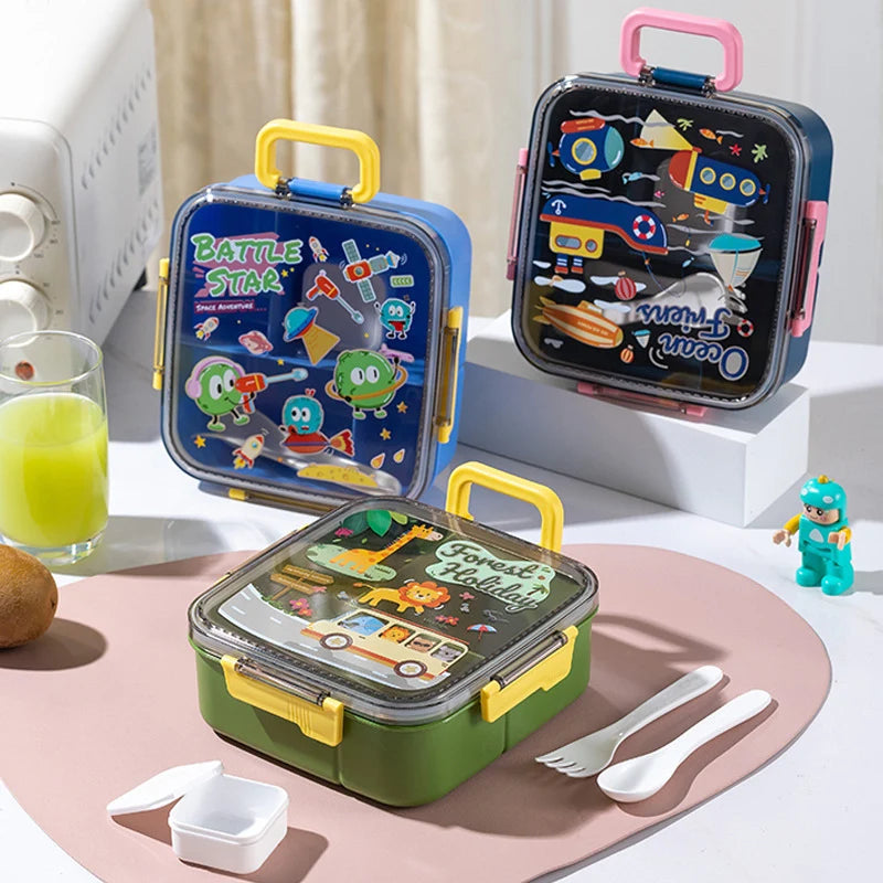 Lunchbox mit mehreren Fächern für Damen und Herren 1