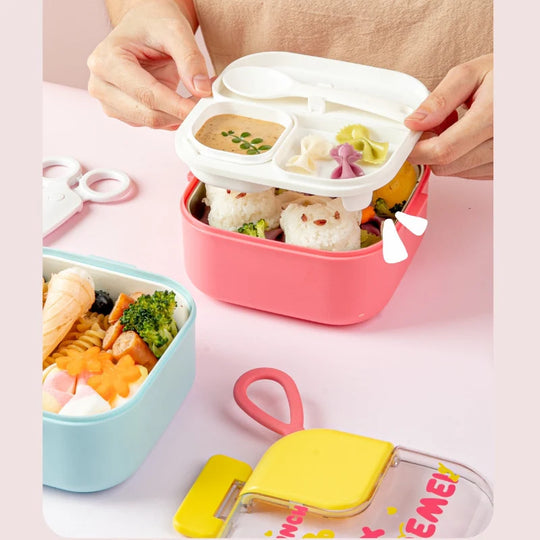 Lunchbox mit mehreren Fächern für Damen und Herren 2