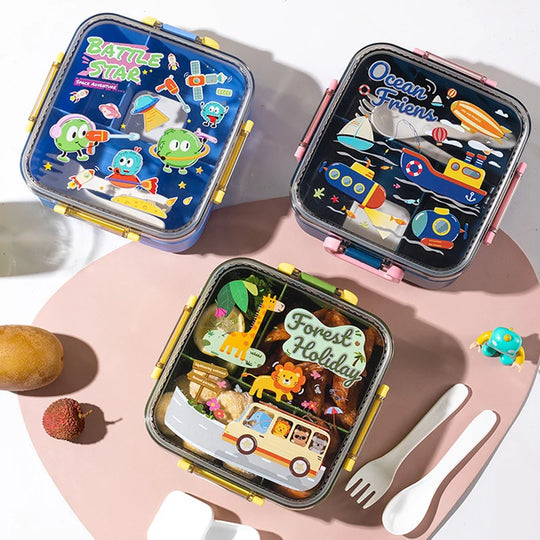 Lunchbox mit mehreren Fächern für Damen und Herren 3