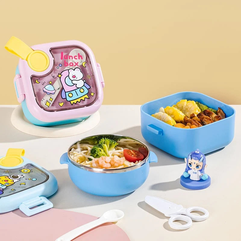 Lunchbox mit mehreren Fächern für Kinder und Erwachsene 2