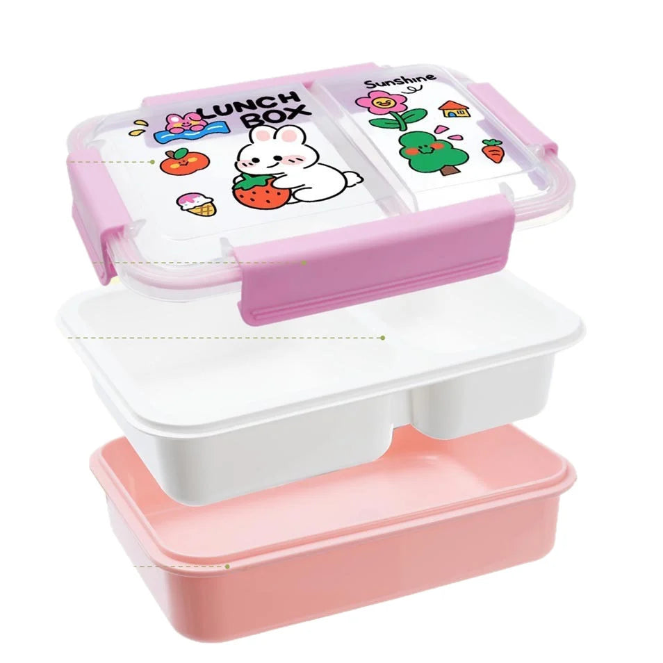 Lunchbox mit mehreren Fächern für Kinder und Erwachsene 3