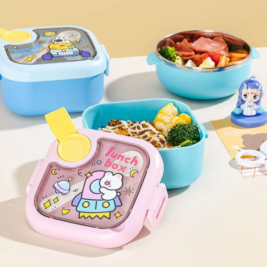 Lunchbox mit mehreren Fächern für Kinder und Erwachsene 3