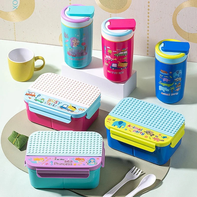 Lunchbox mit mehreren Fächern für Kinder und Erwachsene 3