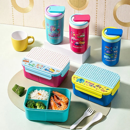 Lunchbox mit mehreren Fächern für Kinder und Erwachsene 4
